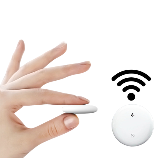 Mini GPS tracker keychain for women's travel safety