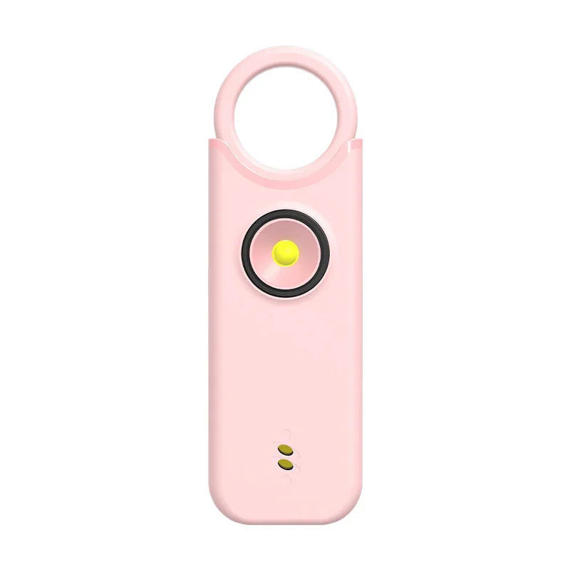 rechargeable 135db anti wolf outdoor personal alarm for women in pink